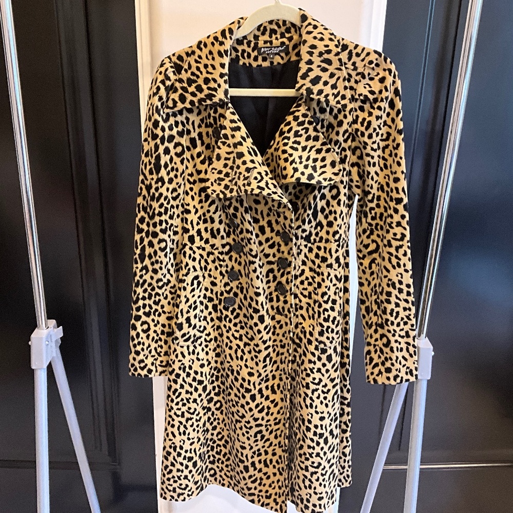 Leopard Coat - Betsey Johnson New York